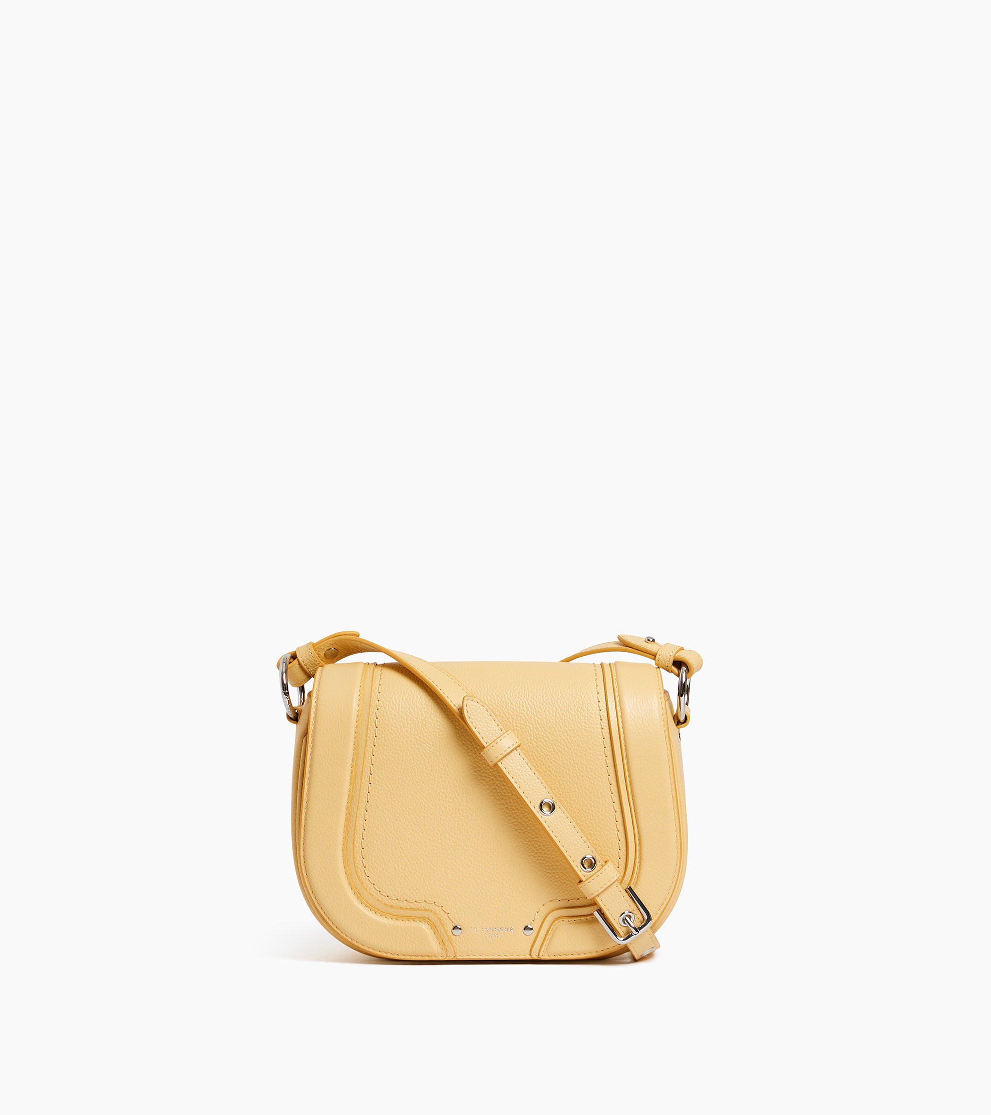 Ella medium crossbody bag in grained leather