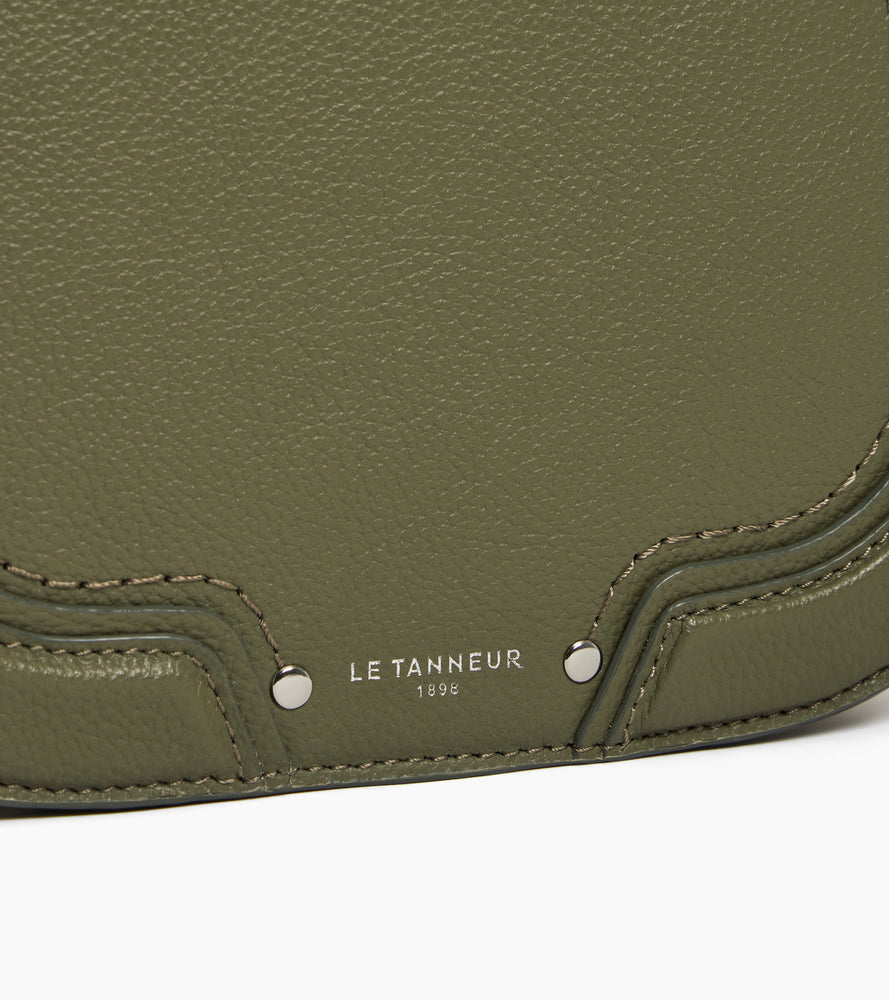 Bolso bandolera mediano modelo Ella de cuero granulado