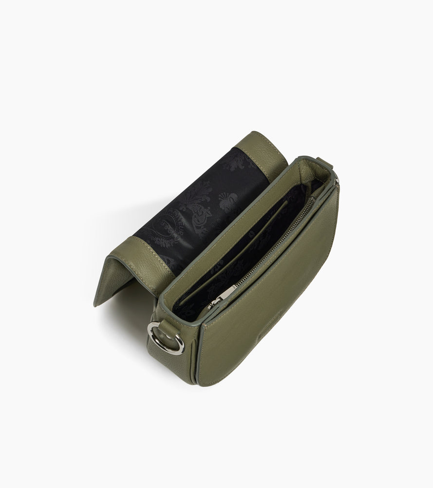 Bolso bandolera mediano modelo Ella de cuero granulado