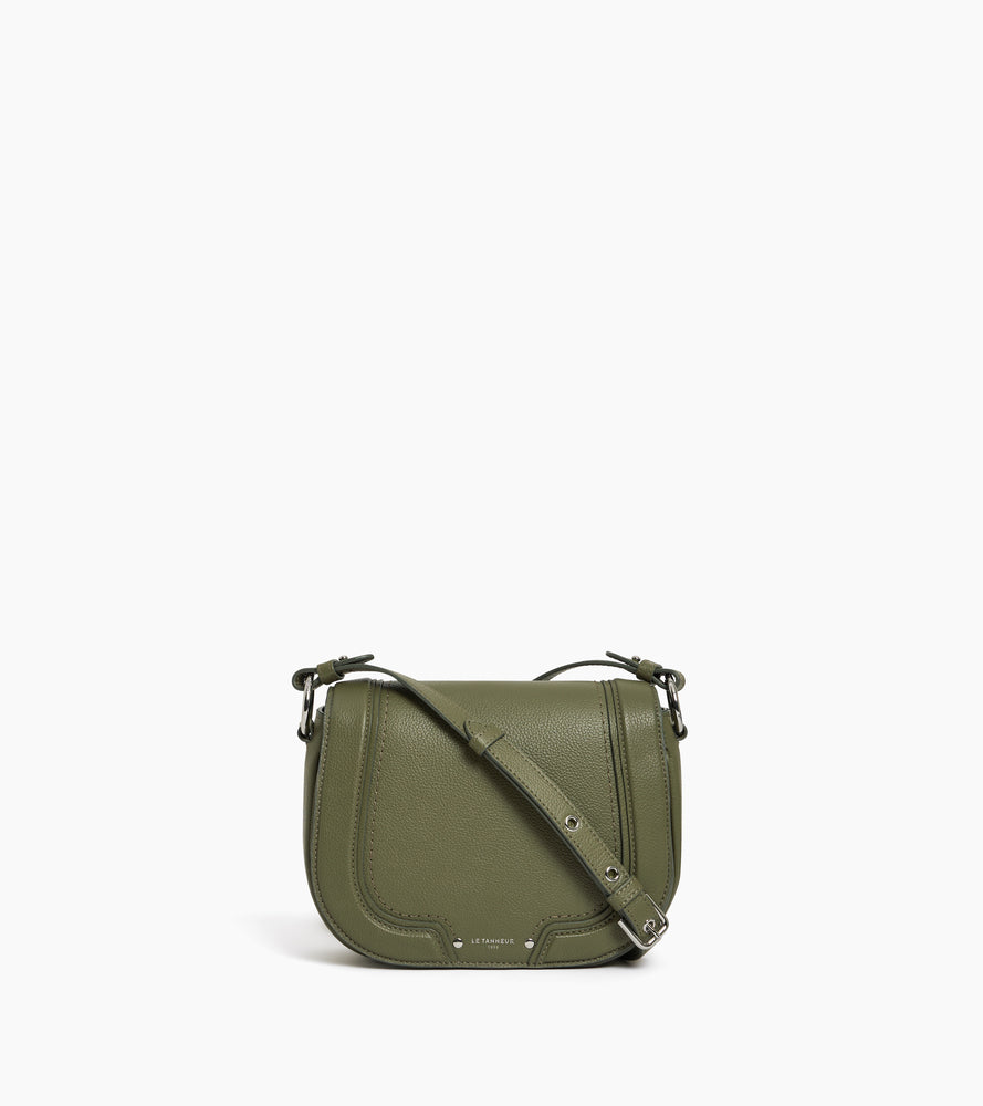 Bolso bandolera mediano modelo Ella de cuero granulado