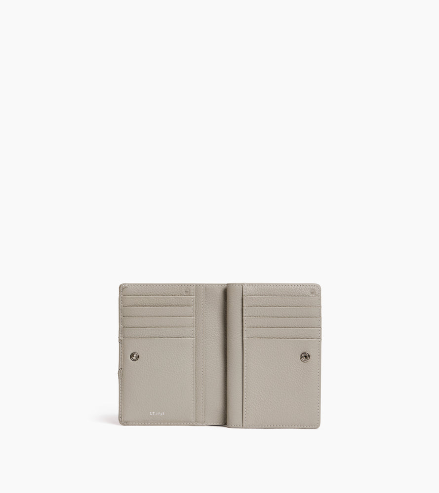 Ella medium wallet in grained leather