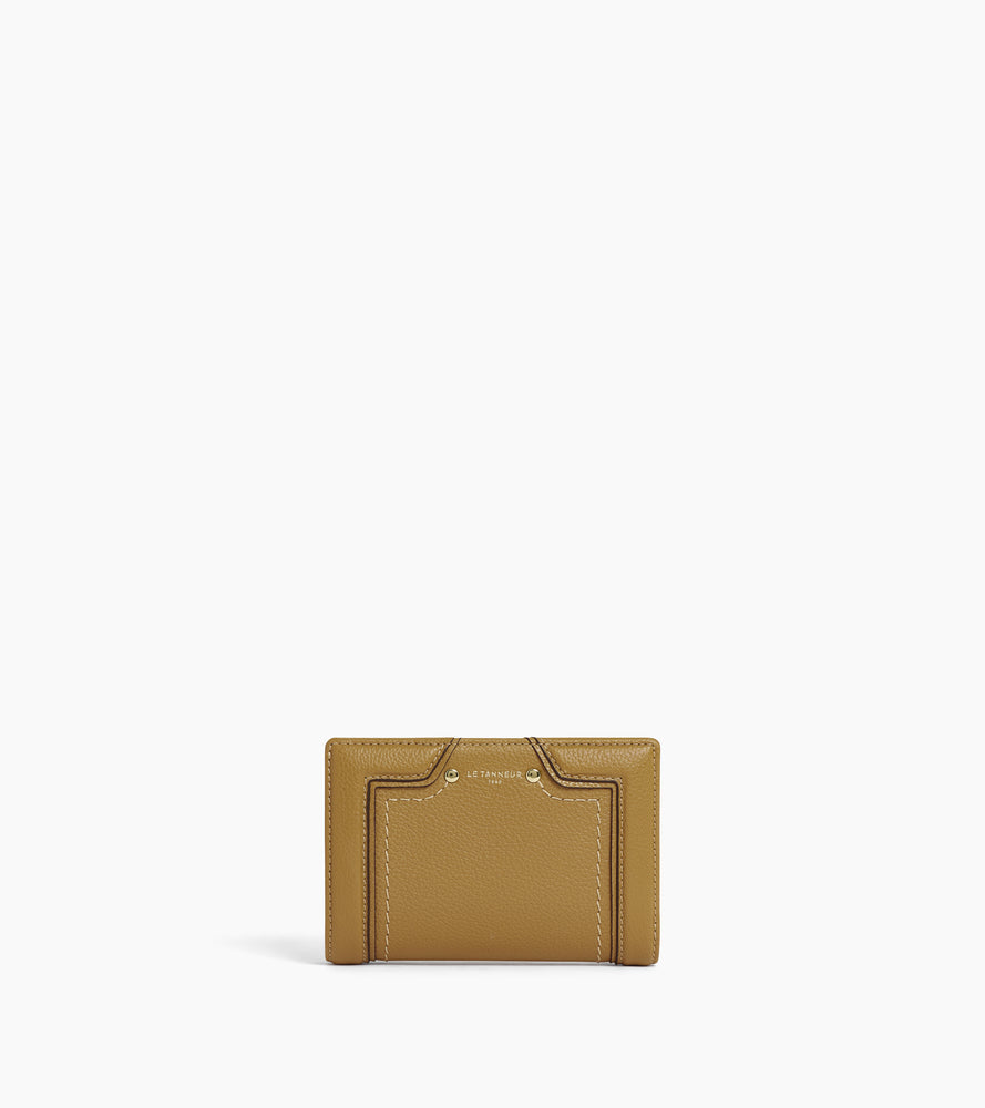 Ella medium wallet in grained leather