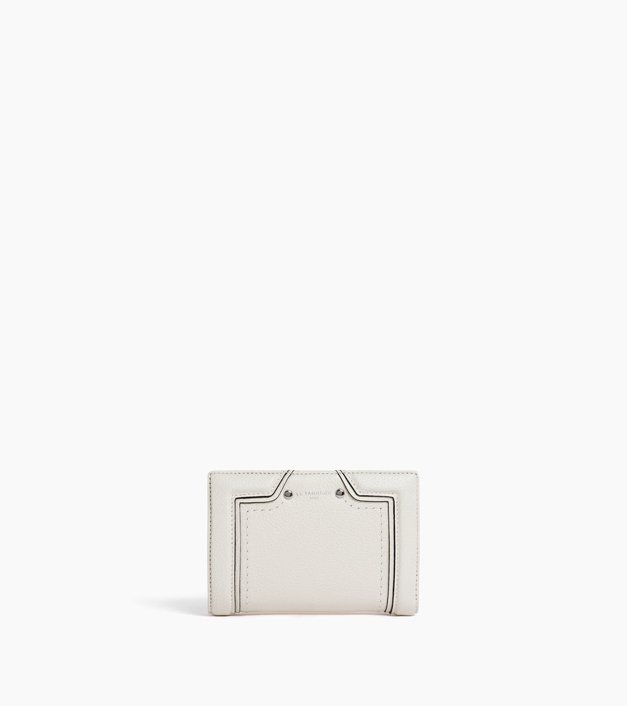 Ella medium wallet in grained leather