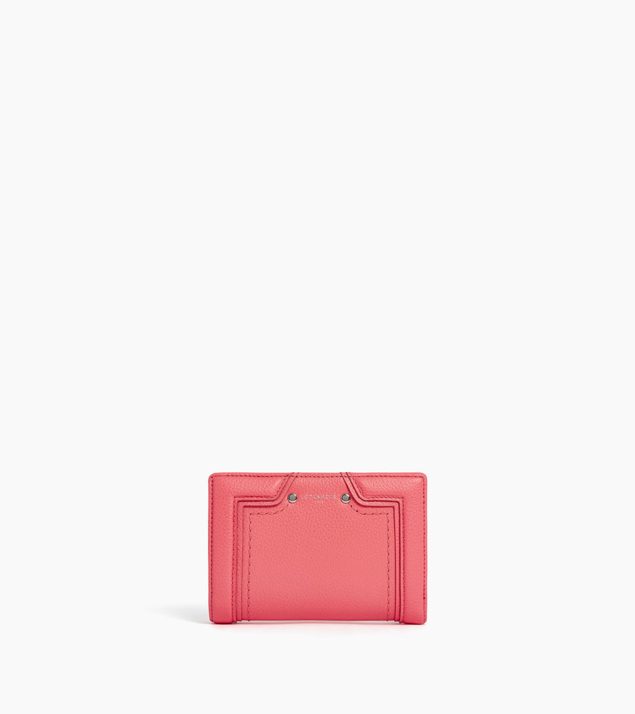 Ella medium wallet in grained leather