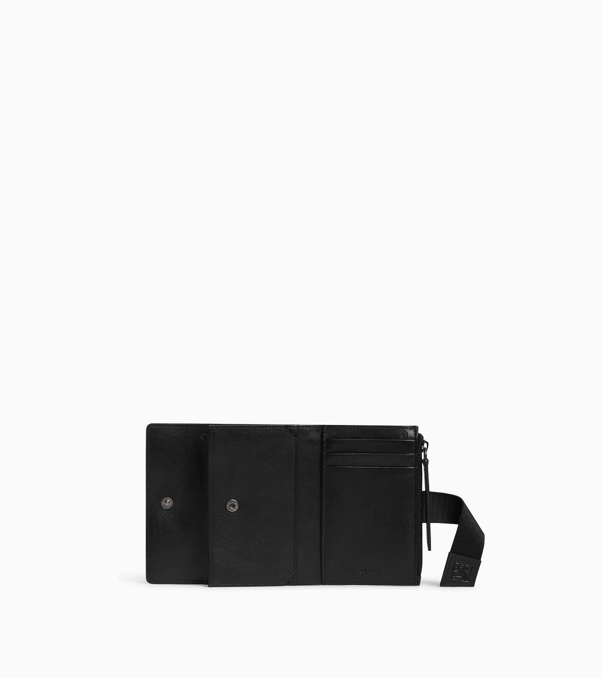 Porte cartes Noah en cuir grain buffle et cuir lisse