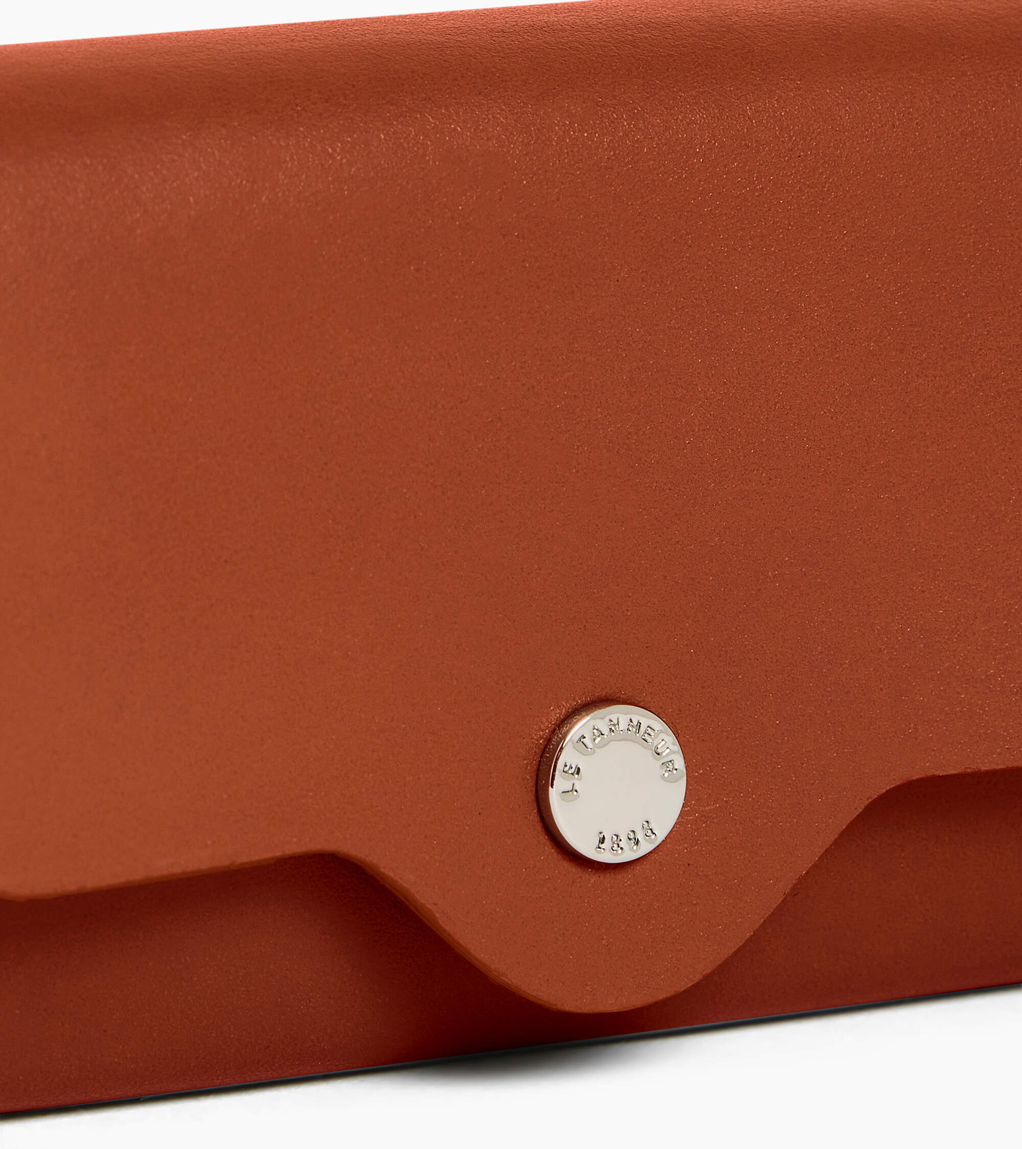 Sans couture smooth leather coin purse