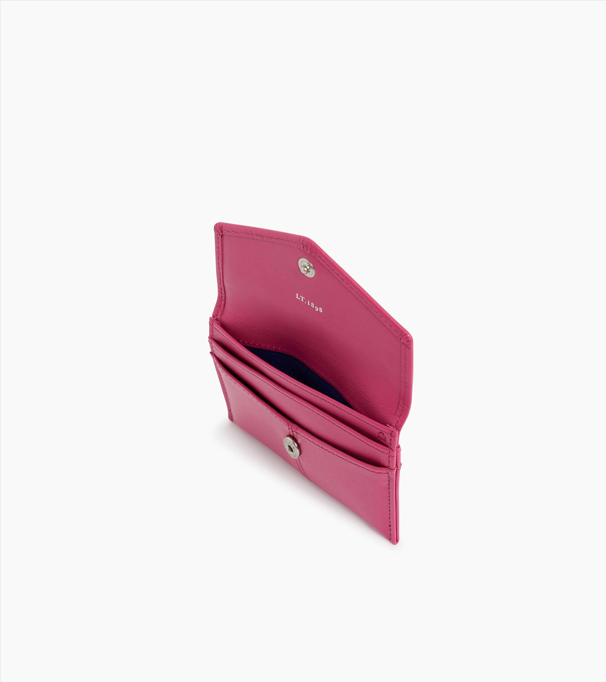 Charlotte smooth leather flap card holder