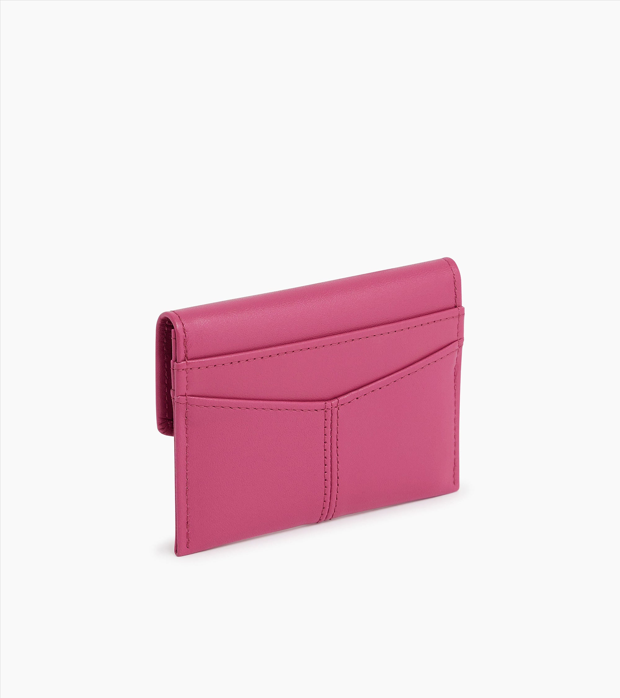 Charlotte smooth leather flap card holder