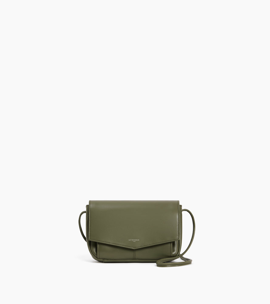 Cartera con bandolera extraíble Charlotte de cuero liso