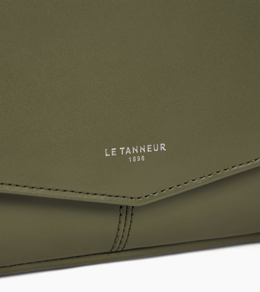 Cartera con bandolera extraíble Charlotte de cuero liso