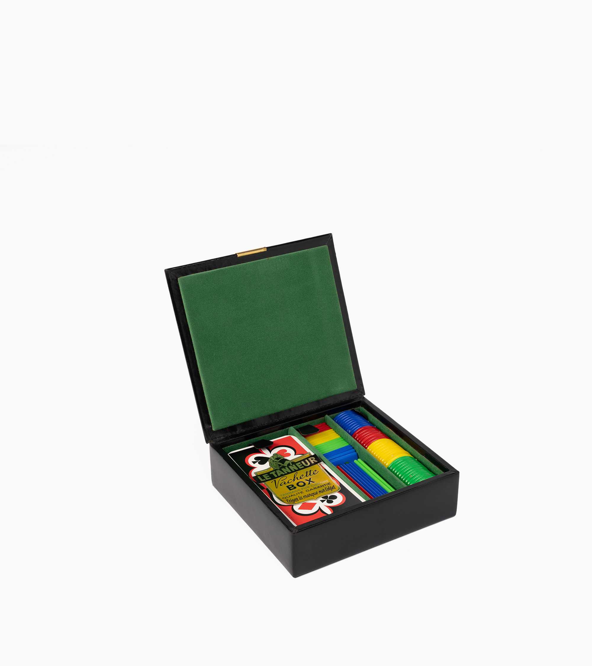 Small leather games case
