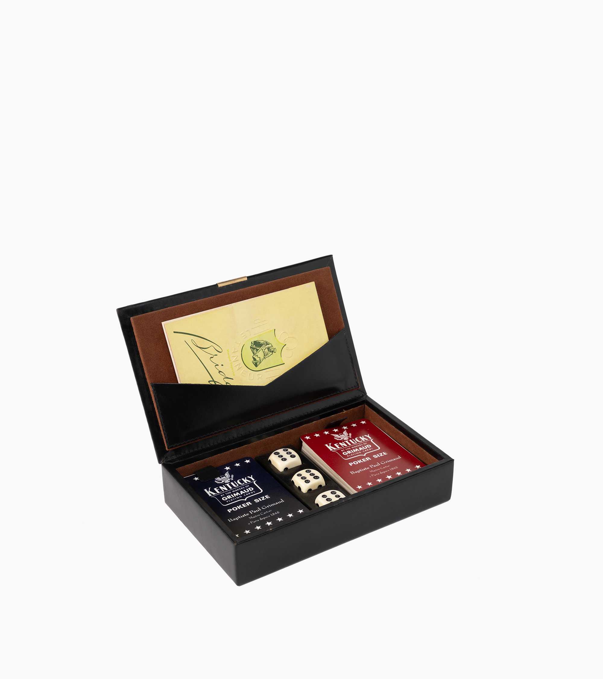 Small leather bridge case