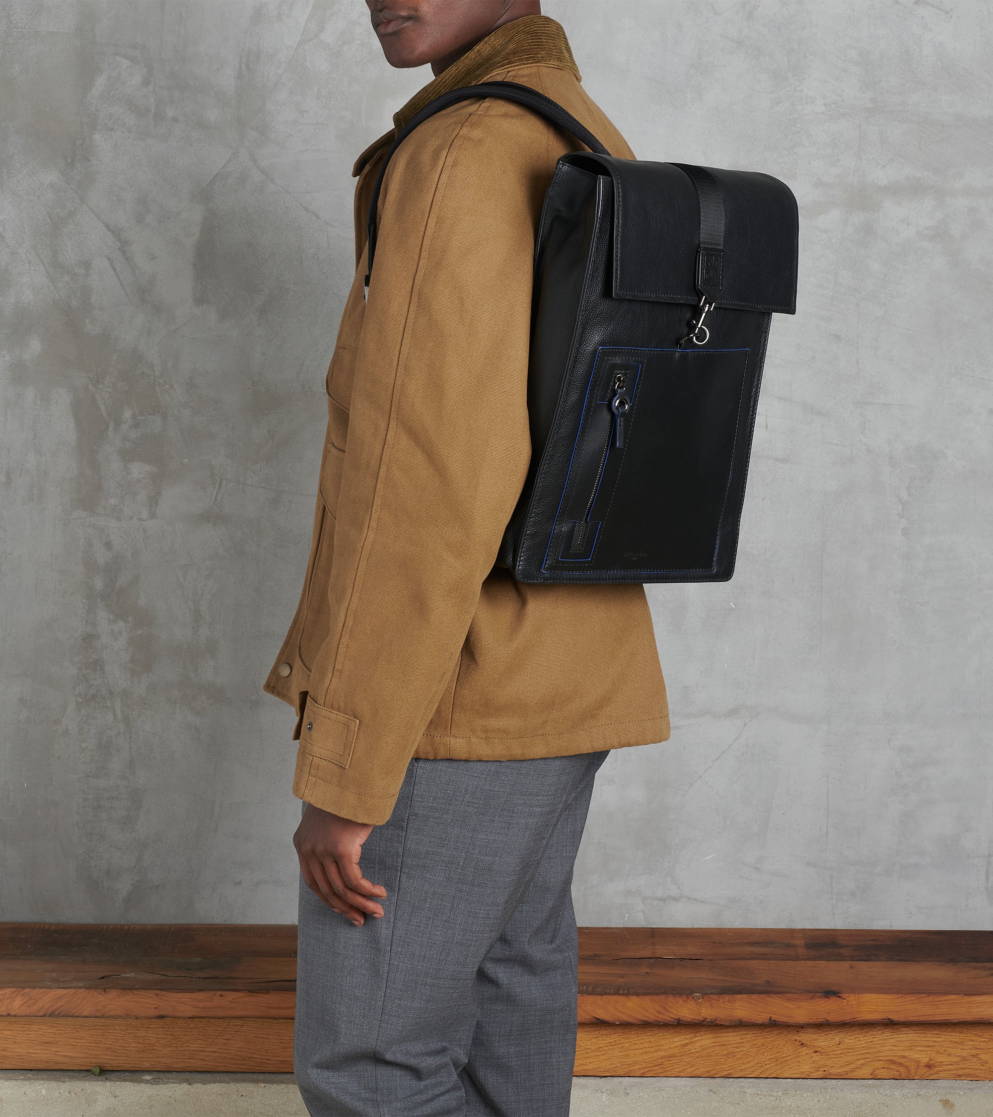 Alexis backpack in leather